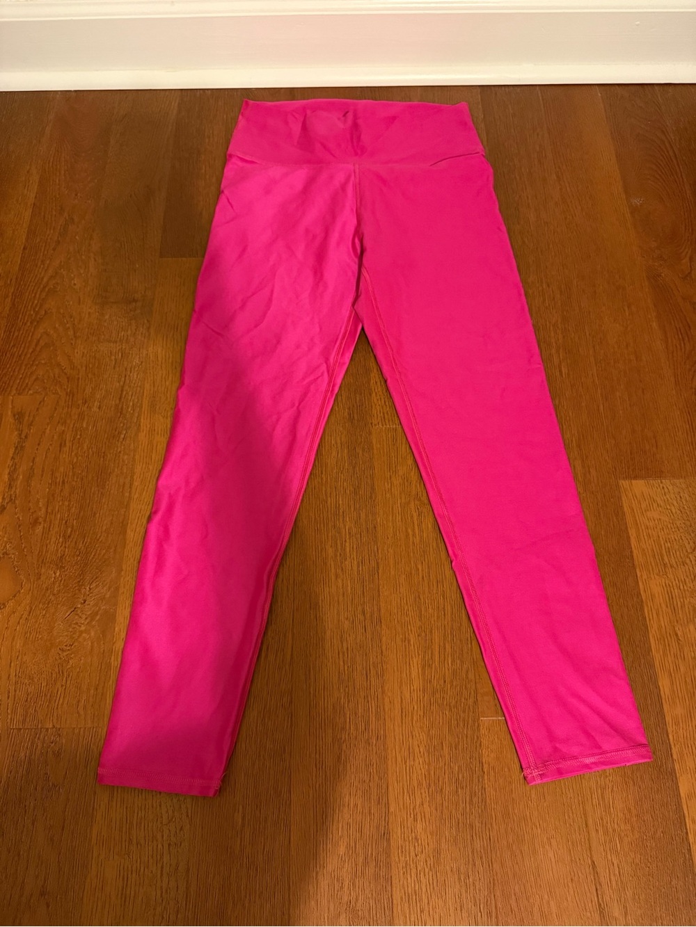 Fabletics Hot Pink High Waisted Leggings Small 7/8 Length Activewear Workout